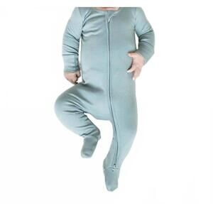 NEW COLORED ORGANICS peyton zipper sleeper in tide